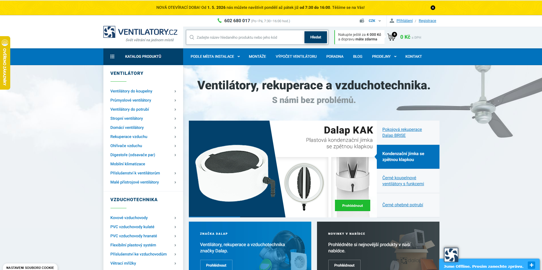 VENTILÁTORY Recenze