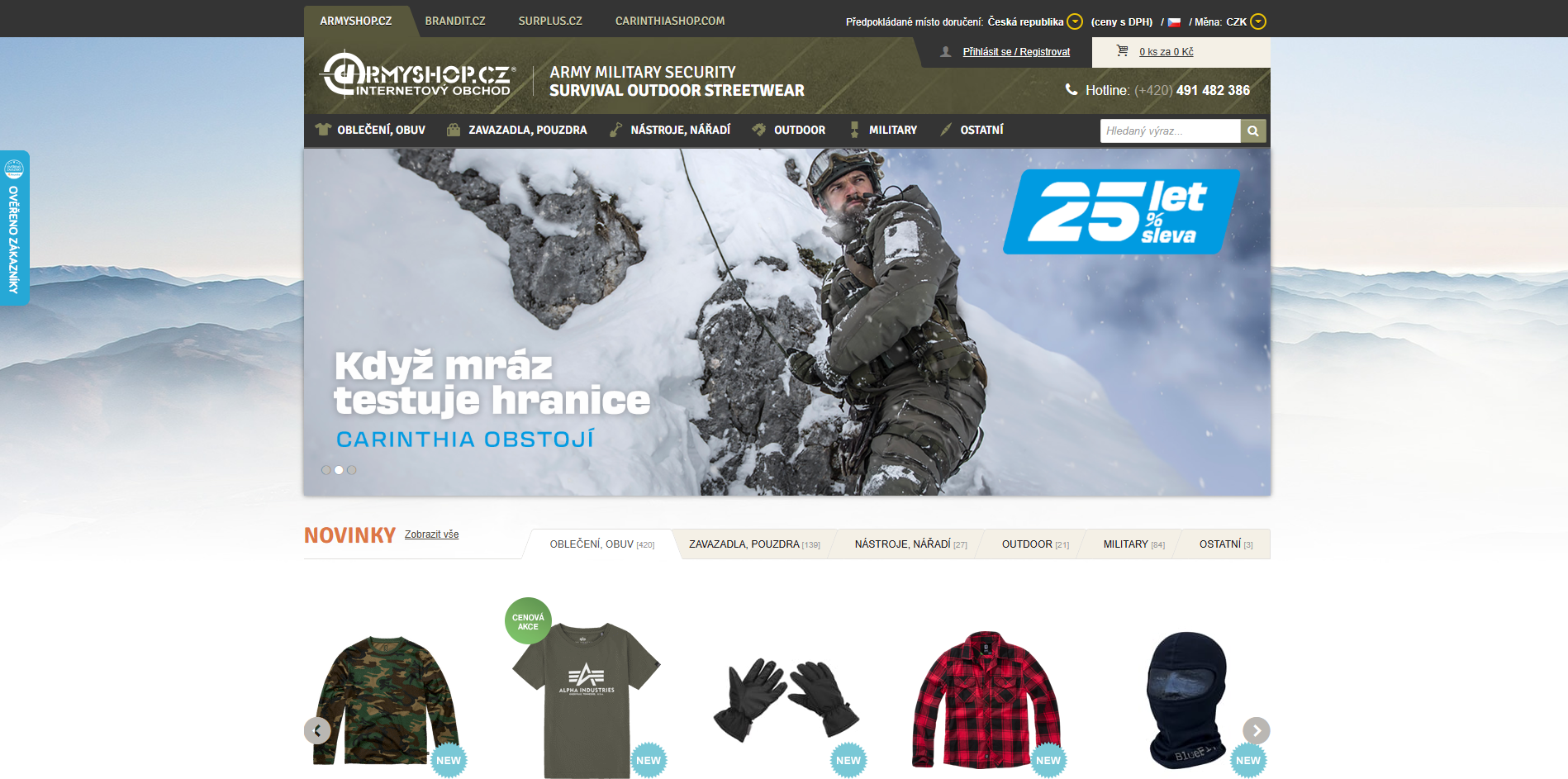 Armyshop Recenze