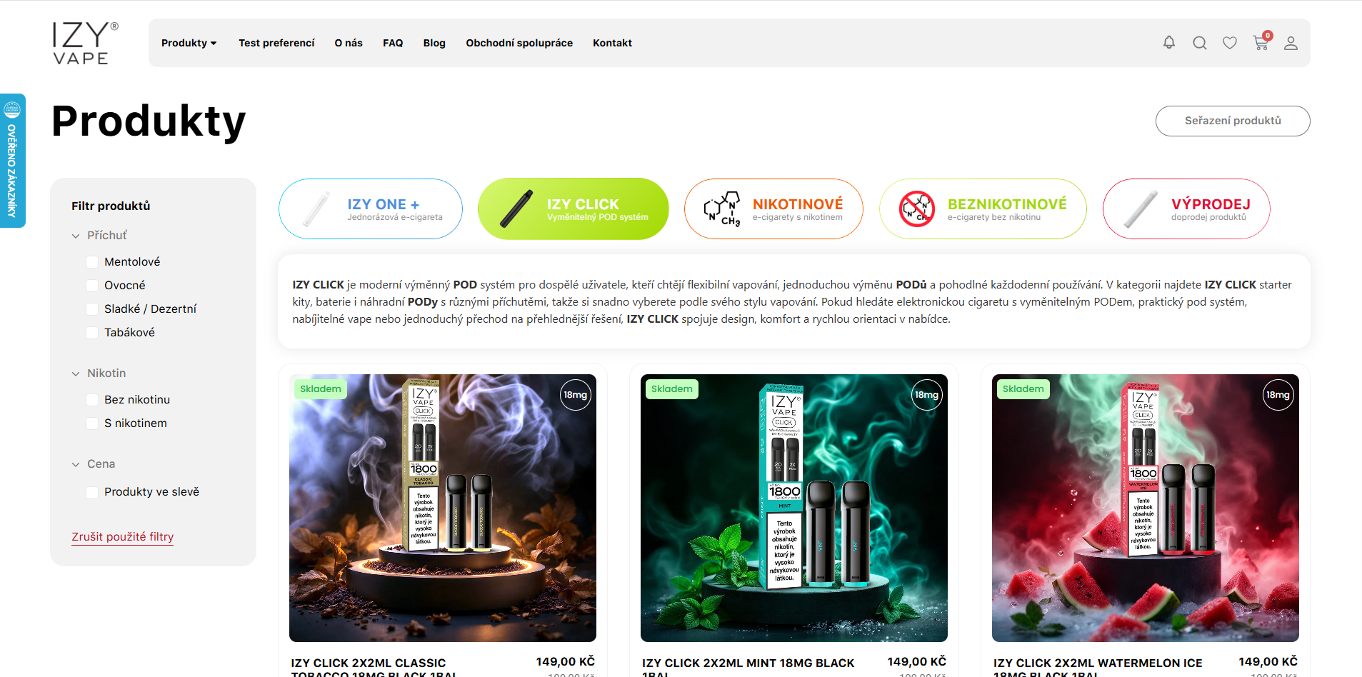 IzyVape Recenze