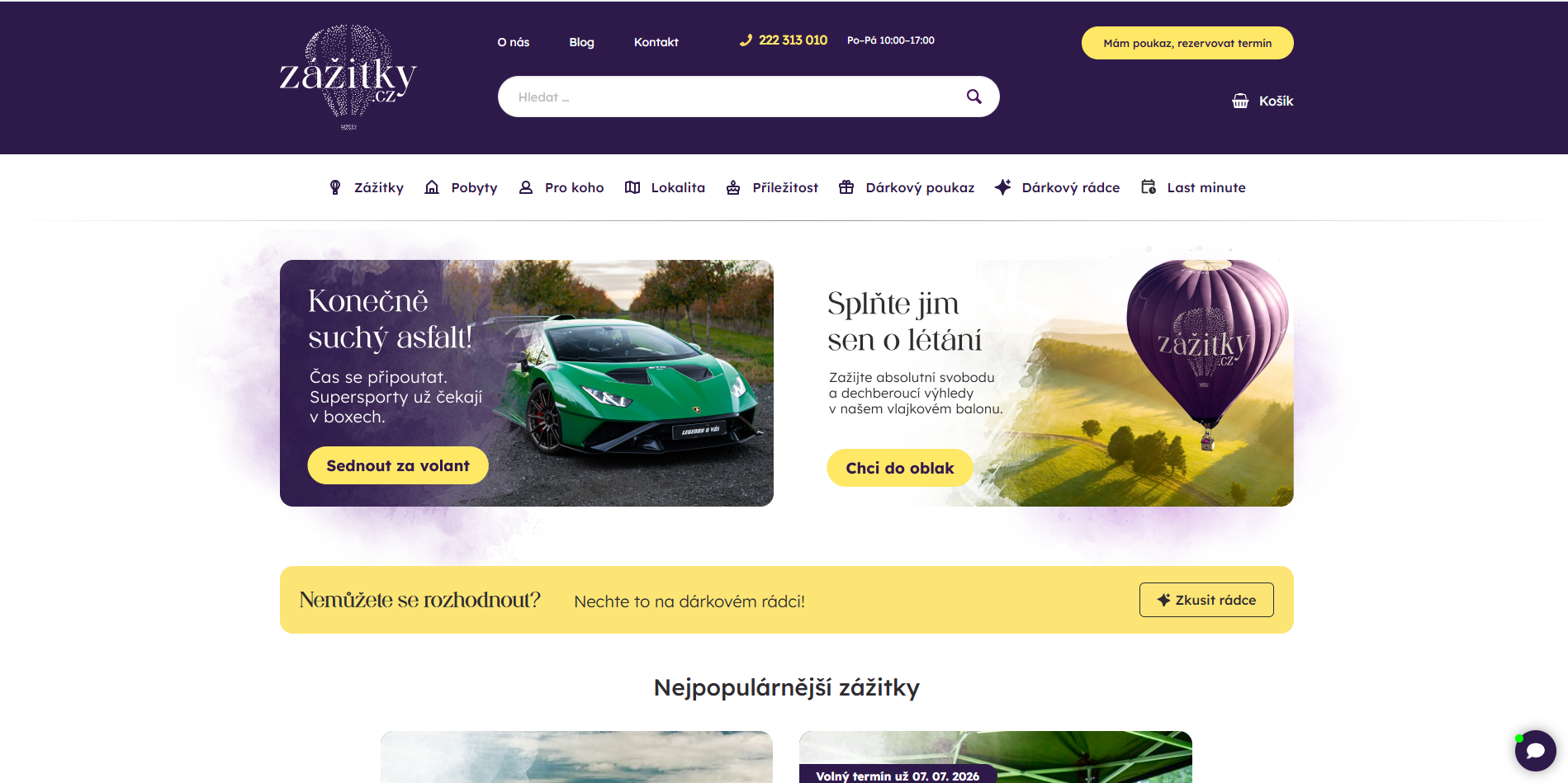 Zážitky Recenze