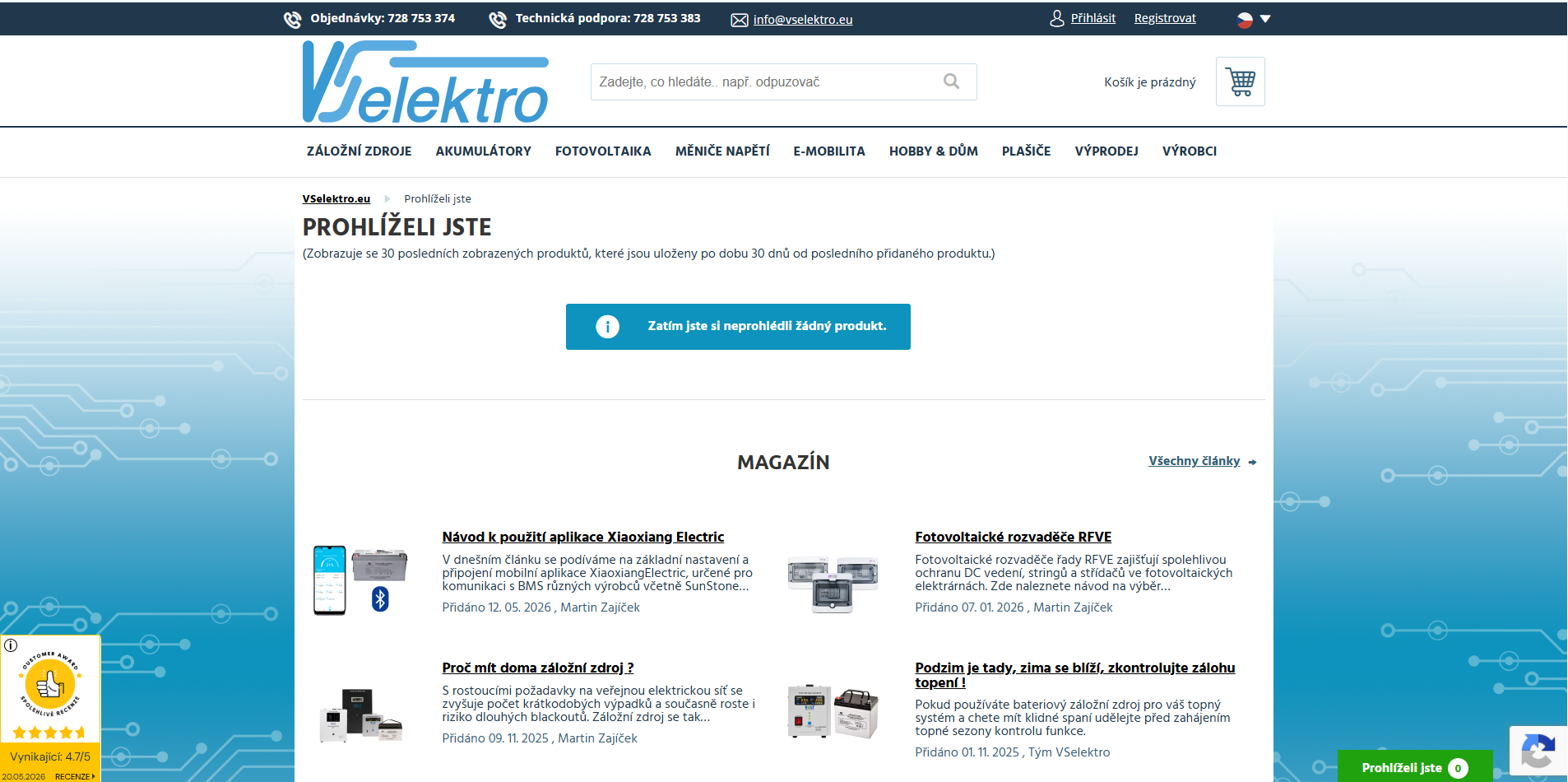VSelektro Recenze